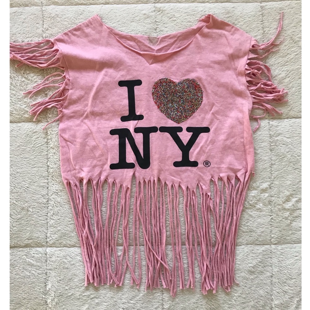 ✨I love newyork fringe T-shirt✨